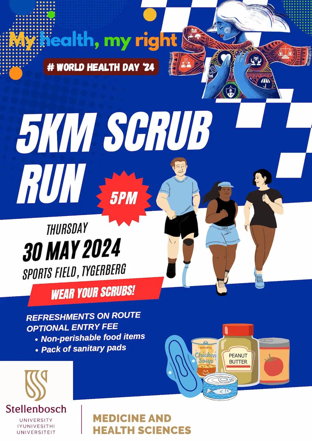 Poster for 5 km Scrub Run π